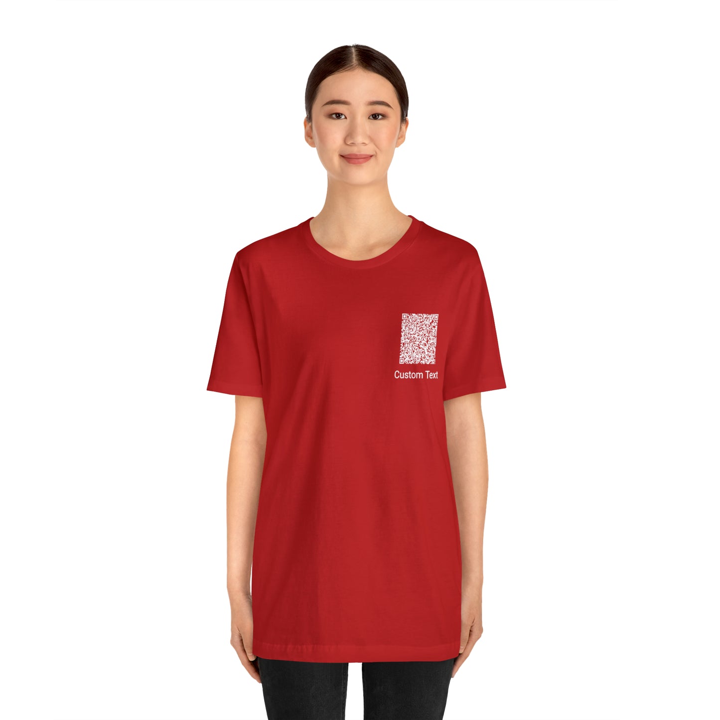 Unisex Jersey Short Sleeve Tee (Back Design)