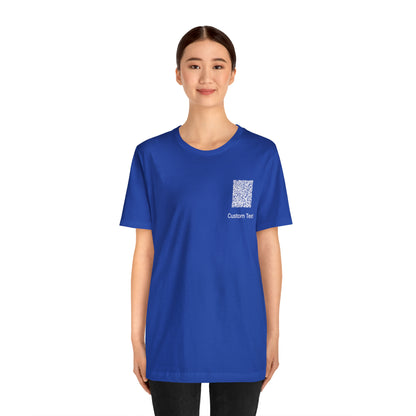 Unisex Jersey Short Sleeve Tee (Back Design)