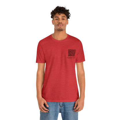 Unisex Jersey Short Sleeve Tee (Back Design)