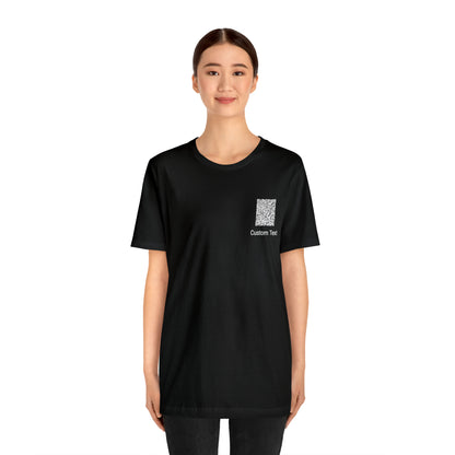 Unisex Jersey Short Sleeve Tee (Back Design)