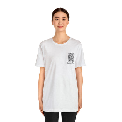 Unisex Jersey Short Sleeve Tee (Back Design)