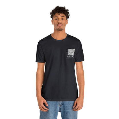 Unisex Jersey Short Sleeve Tee (Back Design)