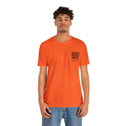 Unisex Jersey Short Sleeve Tee (Back Design)