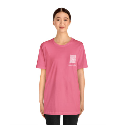 Unisex Jersey Short Sleeve Tee (Back Design)
