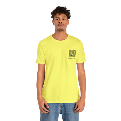 Unisex Jersey Short Sleeve Tee (Back Design)